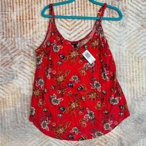 Torrid Red Floral Camisole